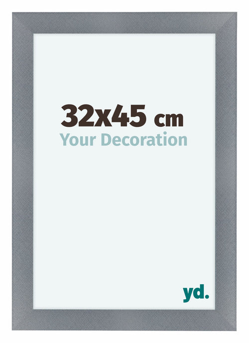 Como MDF Fotokader 32x45cm Alumium Geborsteld Voorzijde Maat | Yourdecoration.be