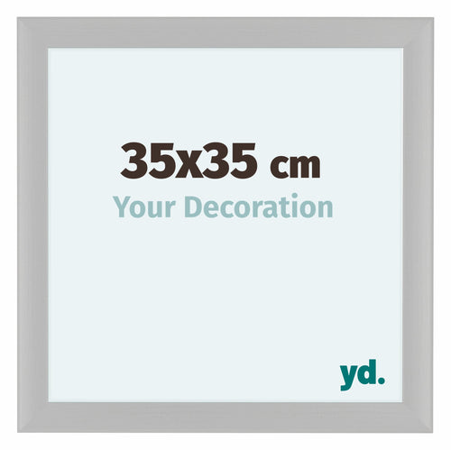 Como MDF Fotokader 35x35cm Wit Houtnerf Voorzijde Maat | Yourdecoration.be