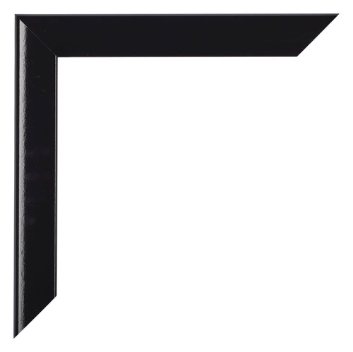 Como MDF Fotokader 37 5x98cm Zwart Hoogglans Hoek | Yourdecoration.be