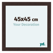 Como MDF Fotokader 45x45cm Eiken Donker Voorzijde Maat | Yourdecoration.be