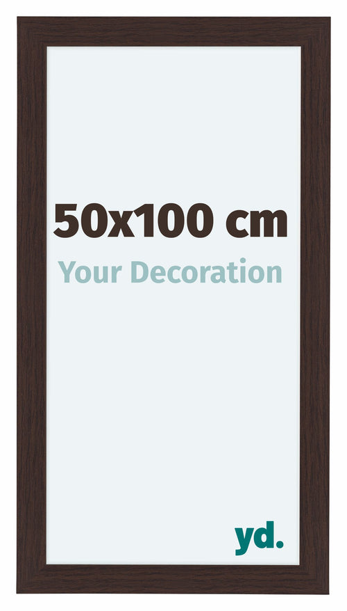 Como MDF Fotokader 50x100cm Eiken Donker Voorzijde Maat | Yourdecoration.be