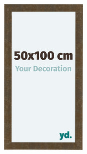 Como MDF Fotokader 50x100cm Goud Antiek Voorzijde Maat | Yourdecoration.be