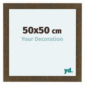 Como MDF Fotokader 50x50cm Goud Antiek Voorzijde Maat | Yourdecoration.be