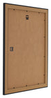 Como MDF Fotokader 50x65cm Zwart Houtnerf Achterzijde Schuin | Yourdecoration.be