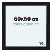 Como MDF Fotokader 60x60cm Zwart Mat Voorzijde Maat | Yourdecoration.be