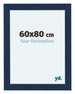 Como MDF Fotokader 60x80cm Donkerblauw Geveegd Voorzijde Maat | Yourdecoration.be