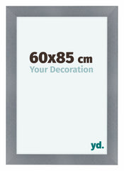 Como MDF Fotokader 60x85cm Aluminium Geborsteld Voorzijde Maat | Yourdecoration.be