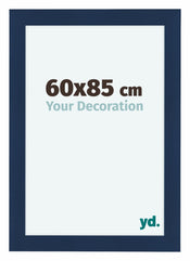 Como MDF Fotokader 60x85cm Donkerblauw Geveegd Voorzijde Maat | Yourdecoration.be