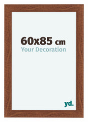 Como MDF Fotokader 60x85cm Walnoot Voorzijde Maat | Yourdecoration.be