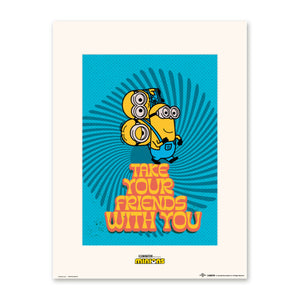 Grupo Erik P30X40cm0444 Print 30X40 cm Minions Take Your Friends With You | Yourdecoration.be