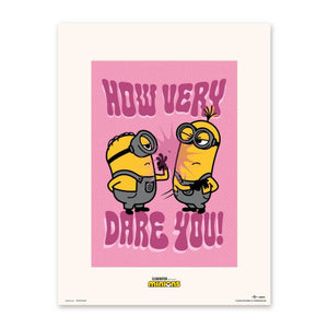 Grupo Erik P30X40cm0445 Print 30X40 cm Minions How Very Dare You | Yourdecoration.be