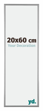 Kent Aluminium Fotokader 20x60cm Platina Voorzijde Maat | Yourdecoration.be
