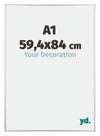 Kent Aluminium Fotokader 59 4x84cm A1 Zilver Hoogglans Voorzijde Maat | Yourdecoration.be