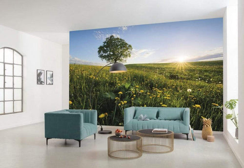 Komar Fruhling auf dem Land Vlies Fotobehang 450x280cm 9 banen Sfeer | Yourdecoration.be