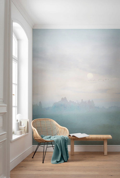 Komar Hazy Hush Vlies Fotobehang 200x250cm 2 banen Sfeer | Yourdecoration.be