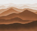 Komar Macchiato Mountains Vlies Fotobehang 300x250cm 6 banen | Yourdecoration.be