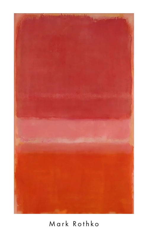 Kunstdruk Mark Rothko Untitles Red 1956 56x89cm MKR 958 PGM | Yourdecoration.be