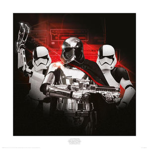 Kunstdruk Star Wars  The Last Jedi Stormtrooper Team 40x40cm Pyramid PPR45758 | Yourdecoration.be