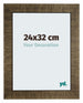 Leeds Houten Fotokader 24x32cm Champagne Geborsteld Voorzijde Maat | Yourdecoration.be