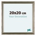 Lincoln Houten Fotokader 20x20cm Zilver Voorzijde Maat | Yourdecoration.be