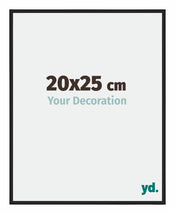 Miami Aluminium Fotokader 20x25cm Zwart Hoogglans Voorzijde Maat | Yourdecoration.be