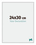 Miami Aluminium Fotokader 24x30cm Zilver Mat Voorzijde Maat | Yourdecoration.be