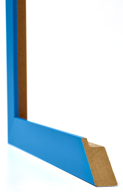 Mura MDF Fotokader 18x24cm Helder Blauw Detail Doorsnede | Yourdecoration.be