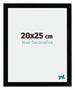 Mura MDF Fotokader 20x25cm Zwart Hoogglans Voorzijde Maat | Yourdecoration.be