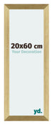 Mura MDF Fotokader 20x60cm Goud Glanzend Voorzijde Maat | Yourdecoration.be