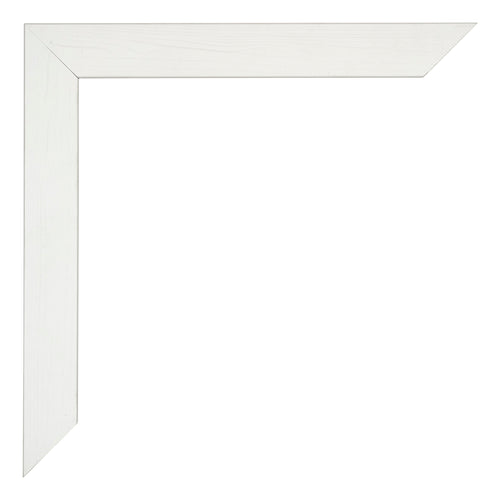 Mura MDF Fotokader 20x60cm Wit Geveegd Detail Hoek | Yourdecoration.be