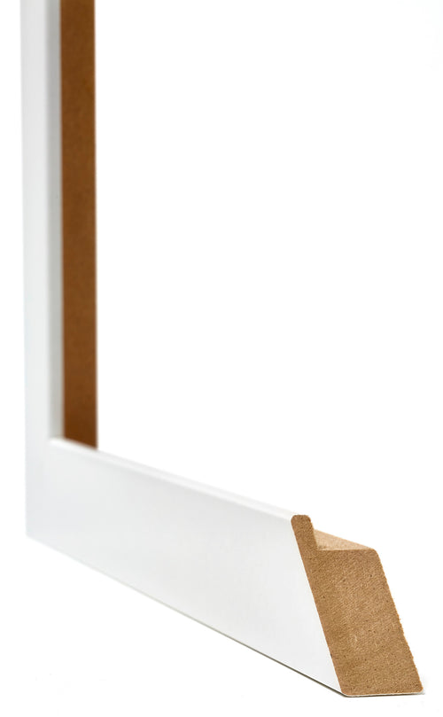 Mura MDF Fotokader 24x30cm Wit Hoogglans Detail Doorsnede | Yourdecoration.be