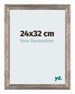 Mura MDF Fotokader 24x32cm Metaal Vintage Voorzijde Maat | Yourdecoration.be