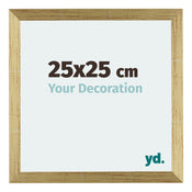 Mura MDF Fotokader 25x25cm Goud Glanzend Voorzijde Maat | Yourdecoration.be