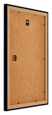 Mura MDF Fotokader 32x45cm Zwart Hoogglans Achterzijde Schuin | Yourdecoration.be