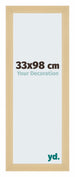 Mura MDF Fotokader 33x98cm Ahorn Decor Voorzijde Maat | Yourdecoration.be