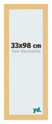 Mura MDF Fotokader 33x98cm Beuken Decor Voorzijde Maat | Yourdecoration.be