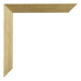 Mura MDF Fotokader 33x98cm Goud Glanzend Detail Hoek | Yourdecoration.be