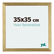 Mura MDF Fotokader 35x35cm Goud Glanzend Voorzijde Maat | Yourdecoration.be