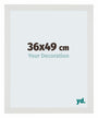Mura MDF Fotokader 36x49cm Wit Mat Voorzijde Maat | Yourdecoration.be