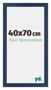 Mura MDF Fotokader 40x70cm Donkerblauw Geveegd Voorzijde Maat | Yourdecoration.be