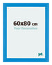 Mura MDF Fotokader 60x80cm Helder Blauw Voorzijde Maat | Yourdecoration.be