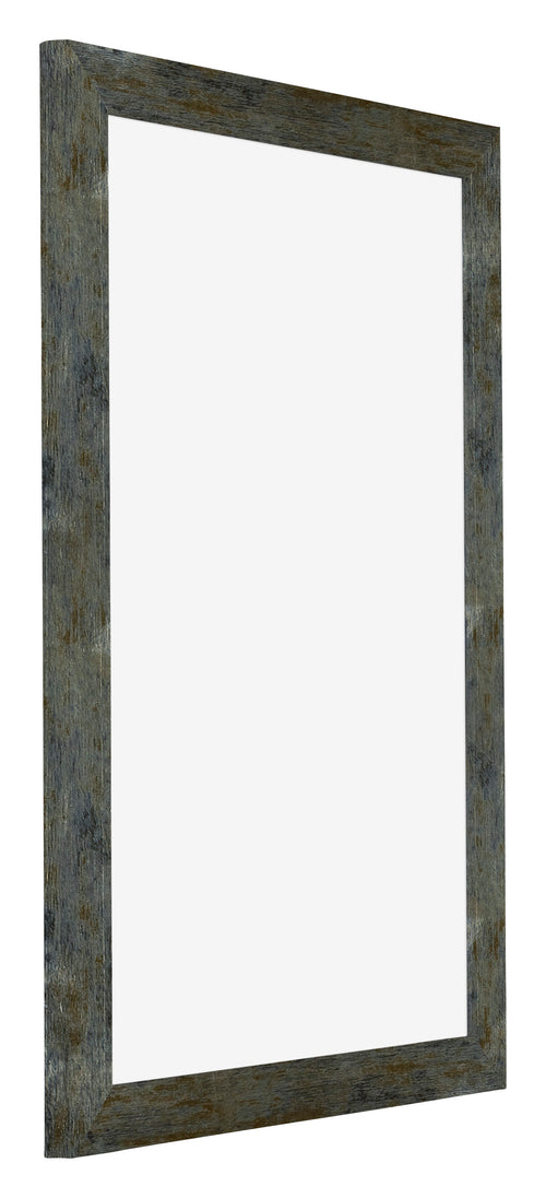 Mura MDF Fotokader 61x91 5cm Blauw Goud Gemeleerd Voorzijde Schuin | Yourdecoration.be