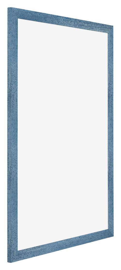 Mura MDF Fotokader 67x98cm Helder Blauw Geveegd Voorzijde Schuin | Yourdecoration.be