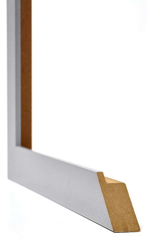 Mura MDF Fotokader 67x98cm Mat Zilver Detail Doorsnede | Yourdecoration.be