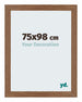 Mura MDF Fotokader 75x98cm Eiken Rustiek Voorzijde Maat | Yourdecoration.be