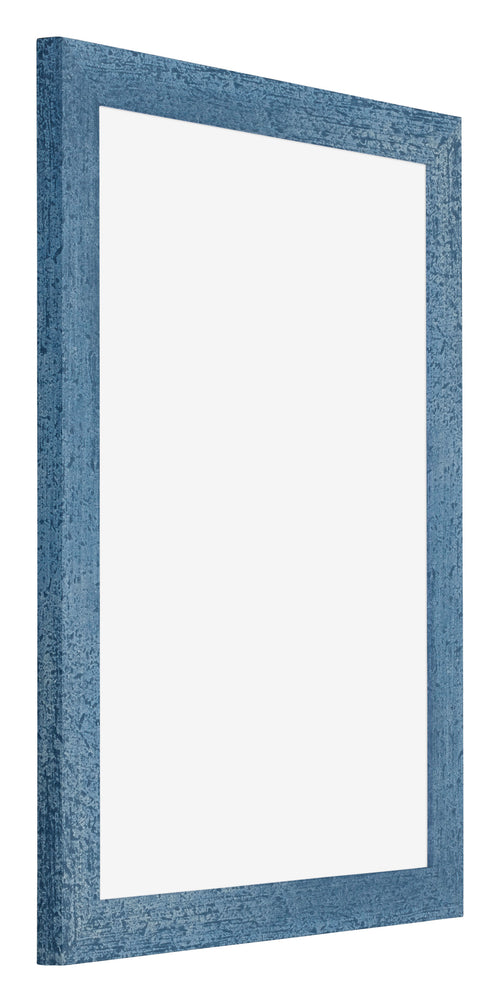 Mura MDF Fotokader 75x98cm Helder Blauw Geveegd Voorzijde Schuin | Yourdecoration.be