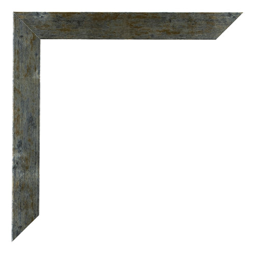 Puzzelkader 48x68cm Blauw Goud Gemeleerd MDF Mura