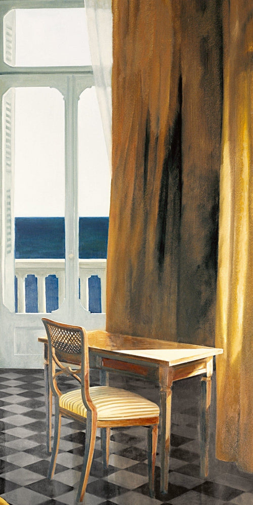 PGM HVG 04 Henning von Gierke Interieur mit Sonne und Meer II Kunstdruk 50x100cm | Yourdecoration.be