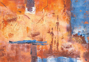 PGM SAK 01 Kirsti Sarikaya Kerzenmenschen I Kunstdruk 100x70cm | Yourdecoration.be