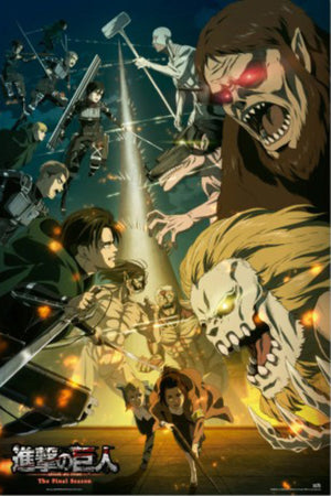 Poster Attack On Titan Paradis Vs Marley 61x91 5cm Grupo Erik GPE5832 | Yourdecoration.be